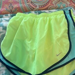 Nike Neon Yellow Athletic Shorts